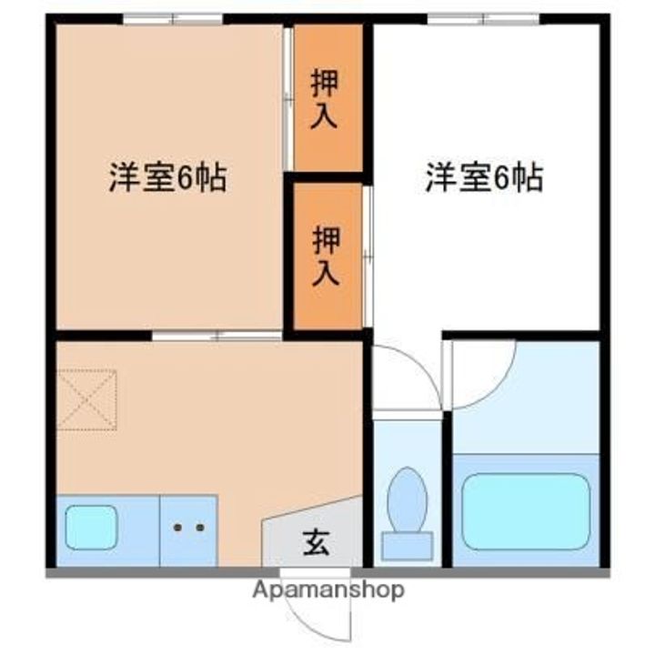 日興ビル303の間取り