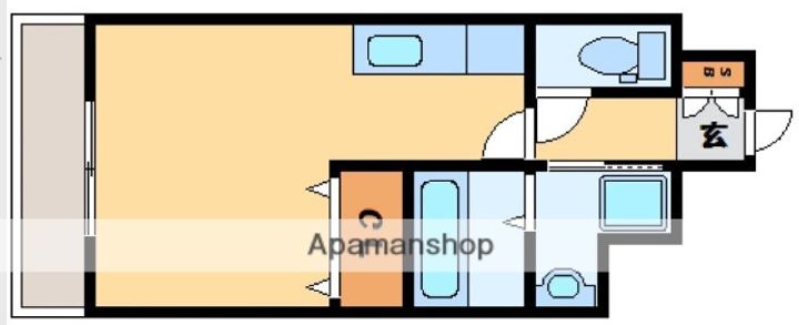ルミナス恒久南406の間取り