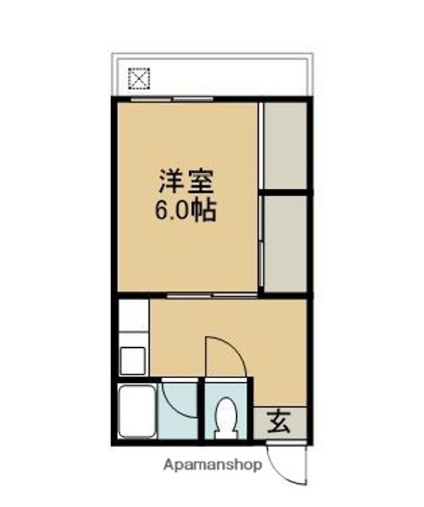 豊コーポ105の間取り