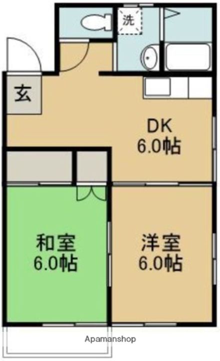 セフィーラ木花A107の間取り
