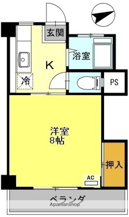 コーポ池内403の間取り