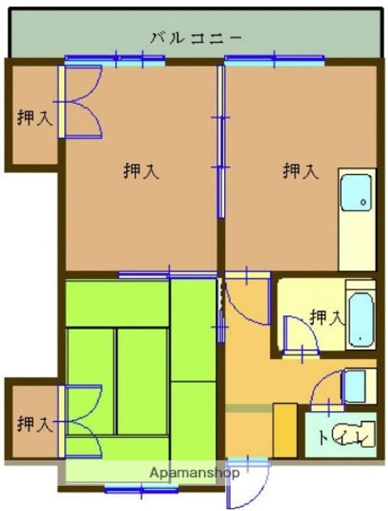 ファミール中村302の間取り