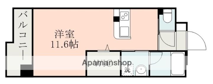 鹿児島県鹿児島市東谷山2丁目の賃貸マンション703の間取り