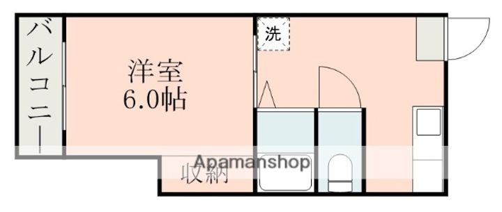 鹿児島県鹿児島市草牟田1丁目の賃貸マンション201の間取り