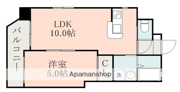 アルシオネ荒田の間取り