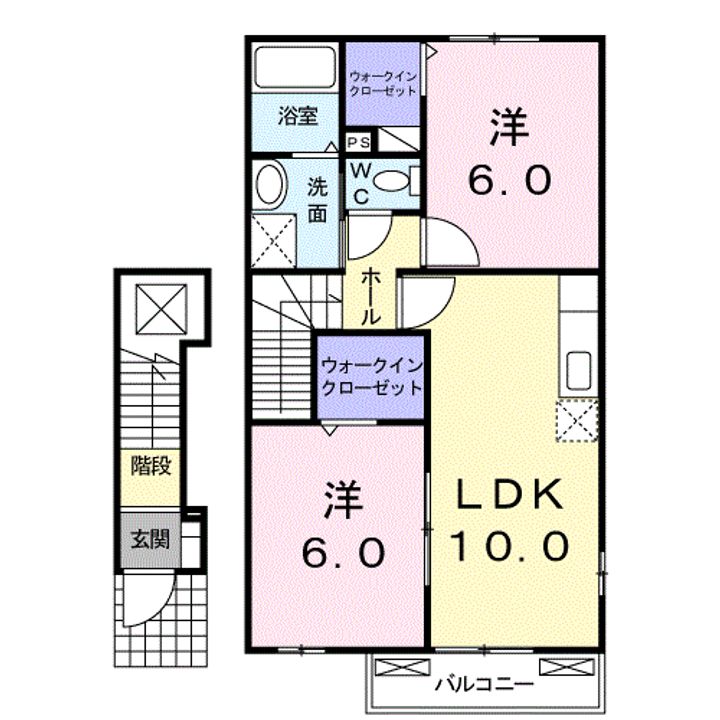 グリーンスプラウトBの間取り
