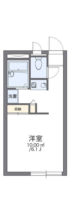 レオパレス重久203の間取り