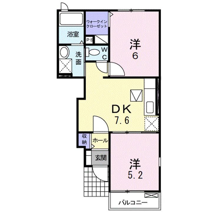 セレーノAの間取り