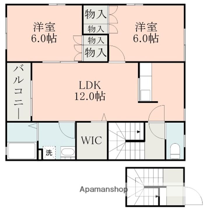 ベルリード和田 B棟の間取り