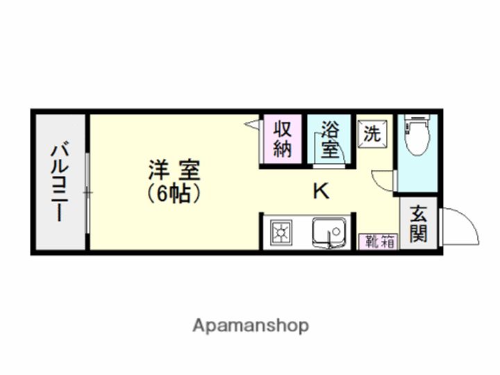 スカイコーポ新屋敷の間取り