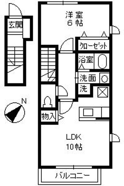 ケイズ・プラーサⅠの間取り