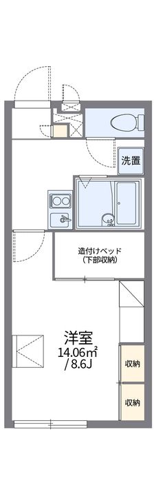 レオパレス姶LAND107の間取り