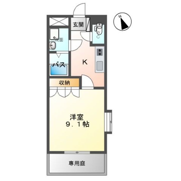 レイクレアⅠの間取り