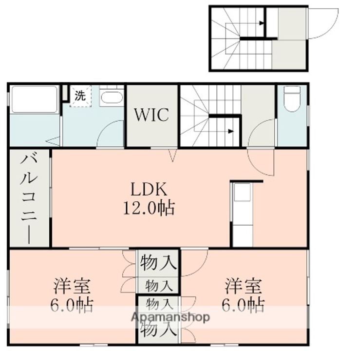 ベルリード和田 B棟の間取り