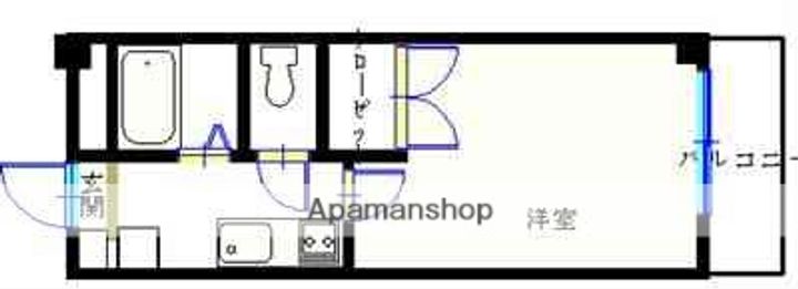 ブルースター清水町511の間取り