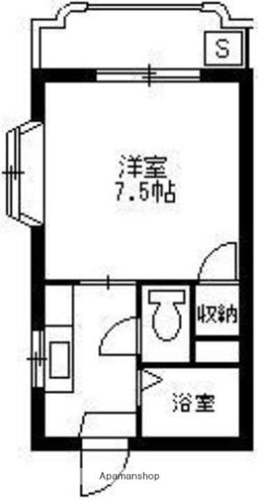 レインボー上荒田201の間取り