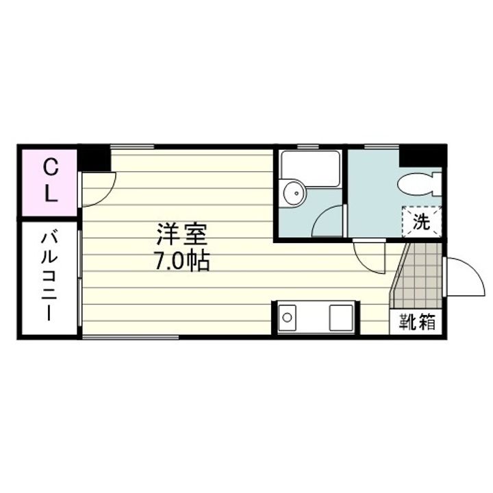 水田ビル0203の間取り