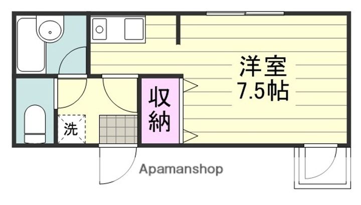 カレッジヒルコートの間取り