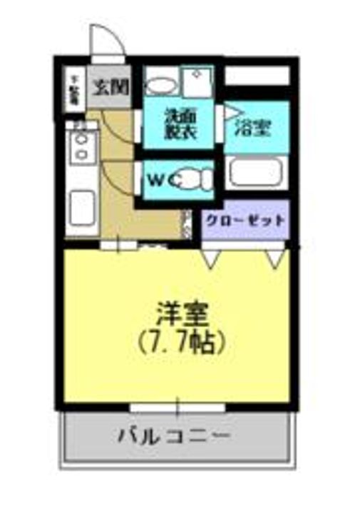 ラ・フォーレ郡元の間取り