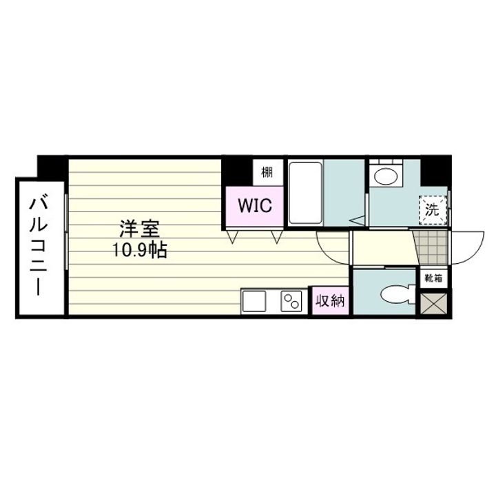 インペリアルメゾン0402の間取り
