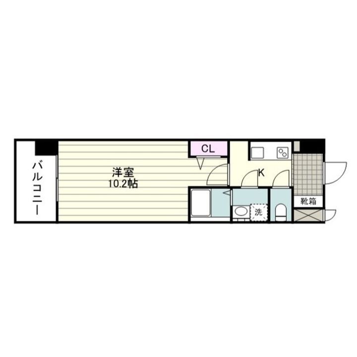 SーRESIDENCE新町AGOGの間取り