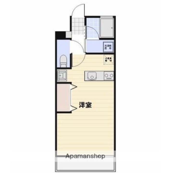 鹿児島県鹿児島市小松原2丁目の賃貸マンションの間取り