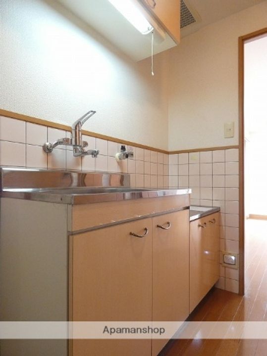 鹿児島県鹿児島市下荒田4丁目の賃貸マンションのキッチン