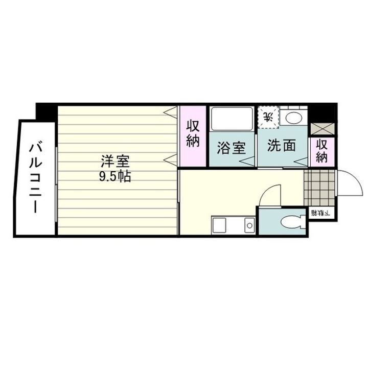 マンション大和0503の間取り