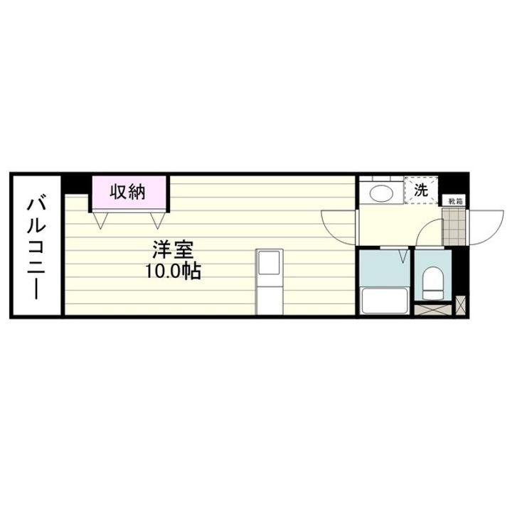 プレジデント下荒田0402の間取り