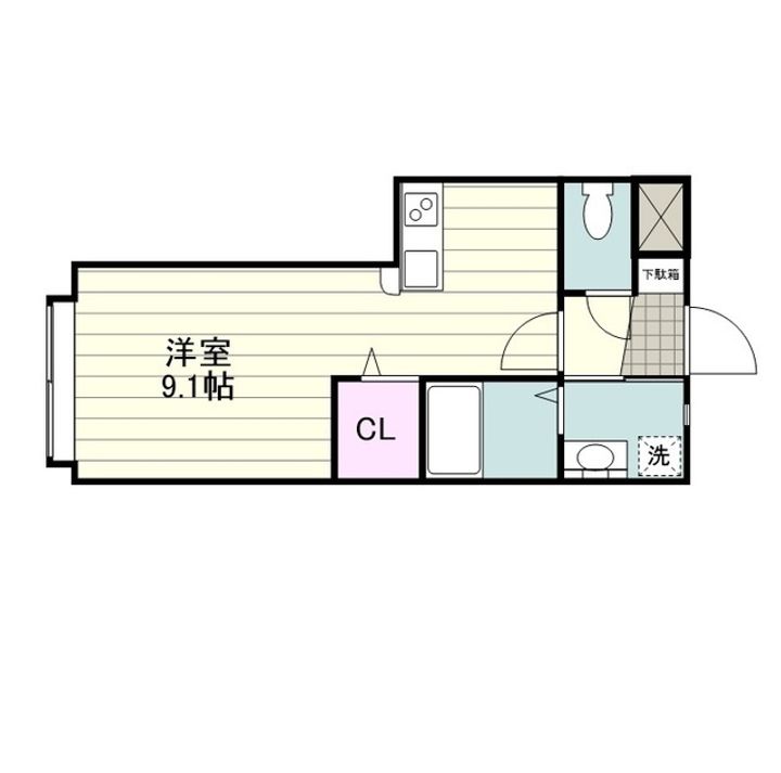 ユイ グラース0101の間取り
