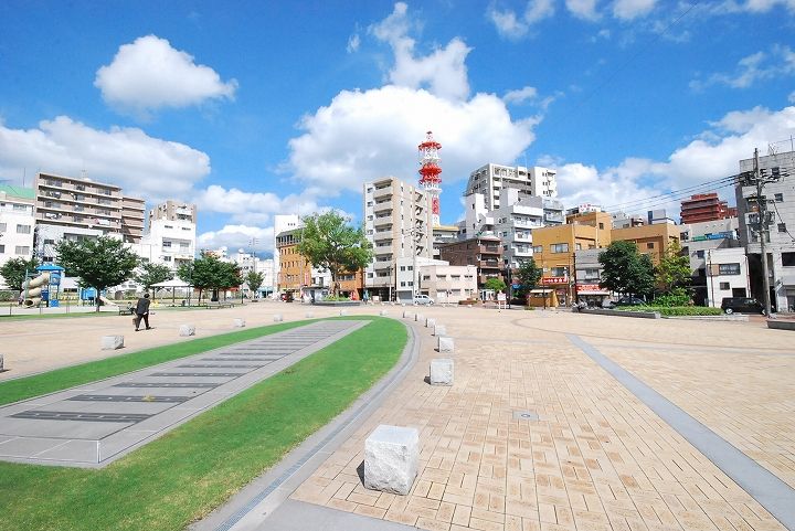 時・KAMOSU A棟の周辺