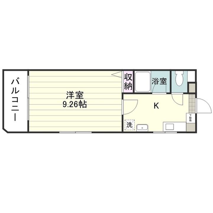 アーバン上荒田0201の間取り