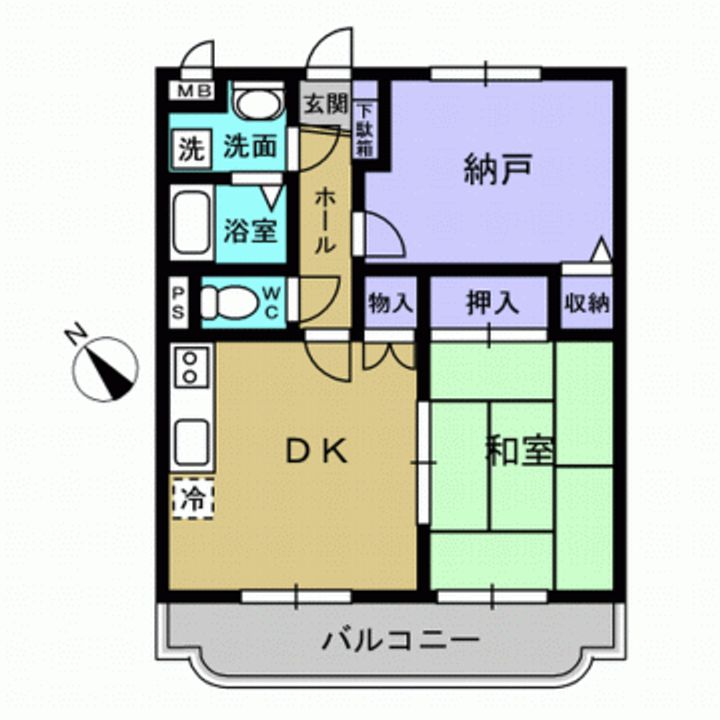 ソラティーオ102の間取り