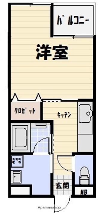 リバーサイドMKの間取り