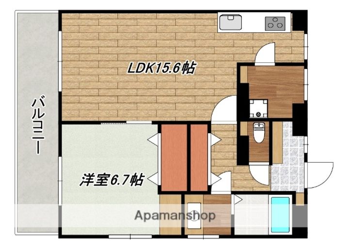 アリオン笹貫の間取り