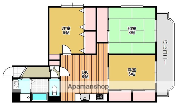 ソフィアコート住吉101の間取り