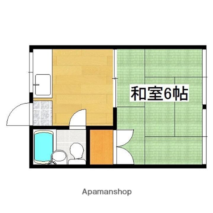 コーポ藤B棟の間取り
