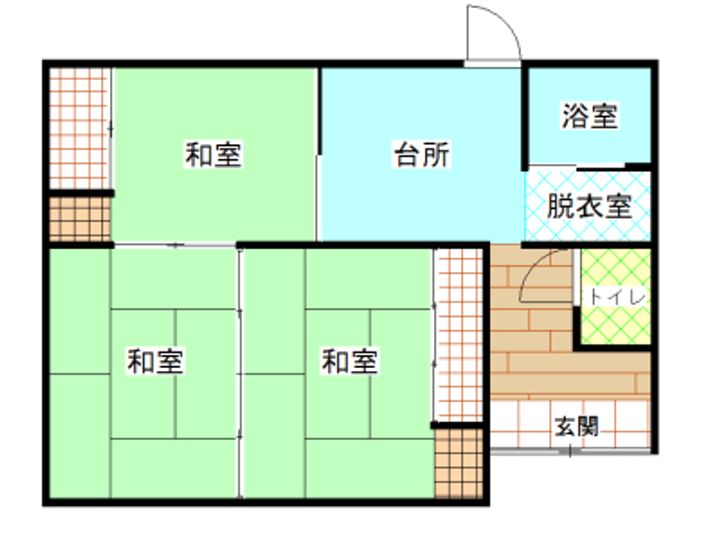 鹿児島県鹿児島市坂之上6丁目(一戸建)の賃貸物件戸建ての間取り