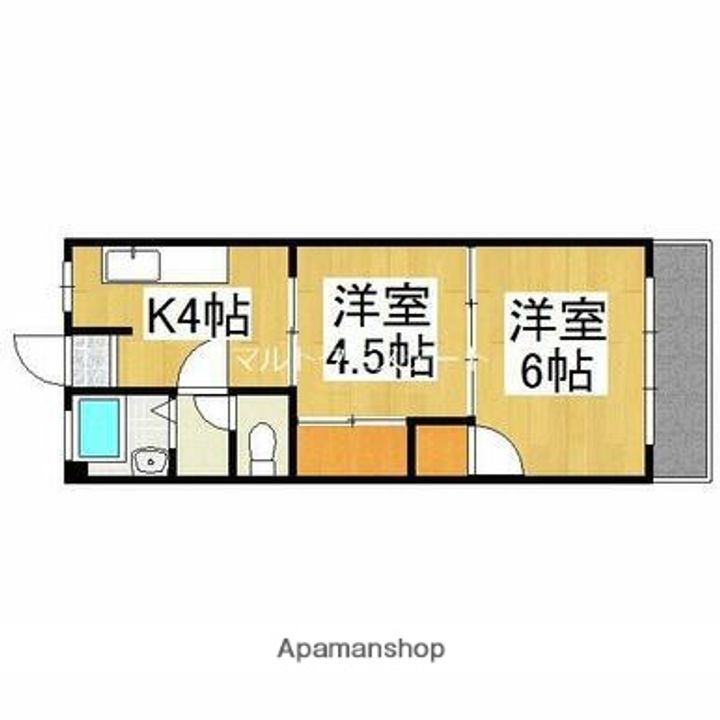 MAMビルB401の間取り