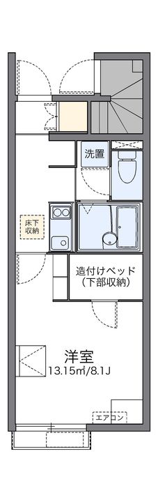 レオネクストR&AⅡ104の間取り