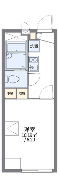 レオパレスコスマーファイブの間取り