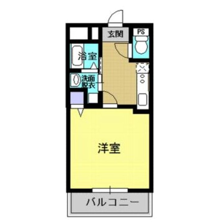 リバティ中央301の間取り