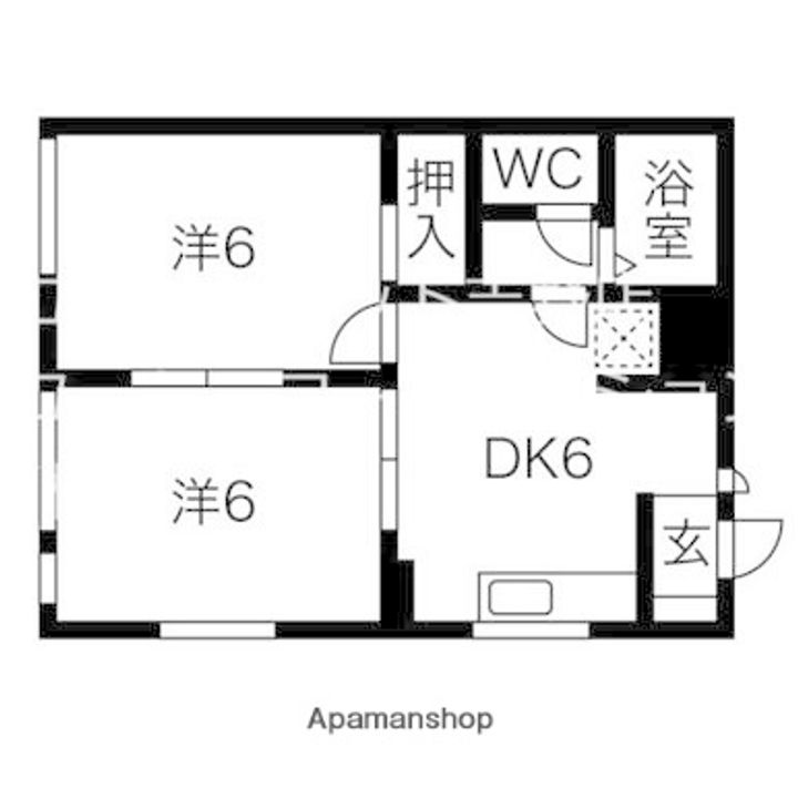 マイムみはるかす103の間取り