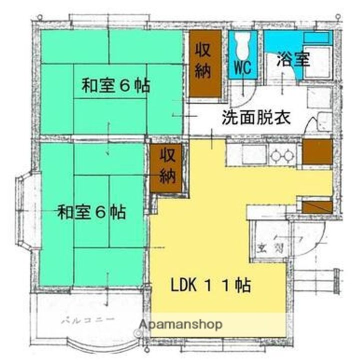 サンフェリカの間取り
