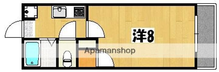 ロゼーヌ脇田の間取り