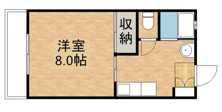 ハイツ花岡の間取り