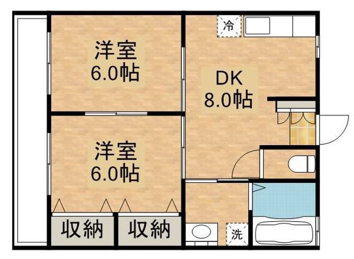 ユニオンレストⅤの間取り