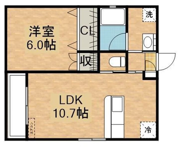 ロイヤルハイツ川西の間取り