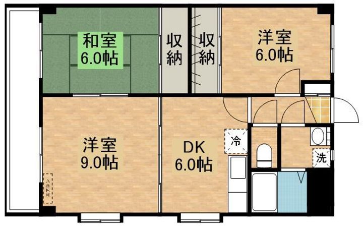 ライネクスト新川の間取り