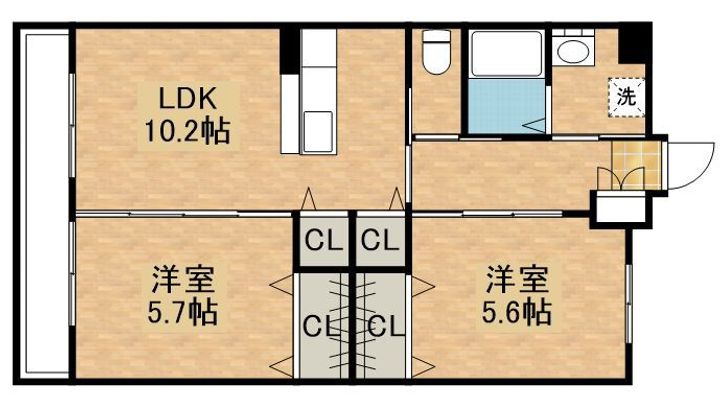 志布志中央マンションの間取り